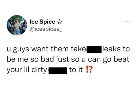 did ice spice get leaked|Ice Spice Twitter leak explained as rapper responds to。